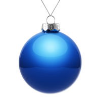 Елочный шар Finery Gloss, 10 см, глянцевый синий (P17664.40)