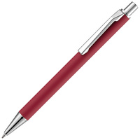 Ручка шариковая Lobby Soft Touch Chrome, красная (P18323.50)