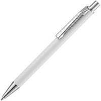 P18323.60 - Ручка шариковая Lobby Soft Touch Chrome, белая