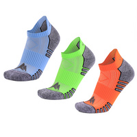 P20610.14 - Набор из 3 пар спортивных женских носков Monterno Sport, голубой, зеленый и оранжевый