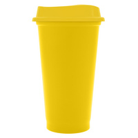 Стакан с крышкой Color Cap, желтый (P20998.80)
