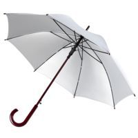 Зонт-трость Standard, белый с серебристым внутри (P12393.01)