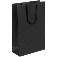 P5867.30 - Пакет бумажный «Блеск», средний, черный