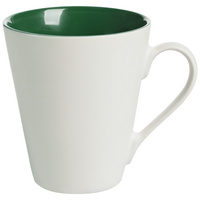 Кружка New Bell матовая, белая с зеленым (P64811.90)