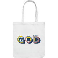 Холщовая сумка «Новый GOD», белая (P71905.60)
