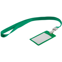 Карман для пропуска с лентой Staff, зеленый (P79136.90)