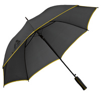 Зонт-трость Jenna, черный с желтым (P79137.80)