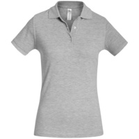 PPW457610 - Рубашка поло женская Safran Timeless серый меланж