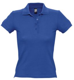 P1895.44 - Рубашка поло женская People 210, ярко-синяя (royal)