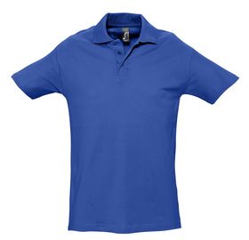 Рубашка поло мужская Spring 210, ярко-синяя (royal) (P1898.44)