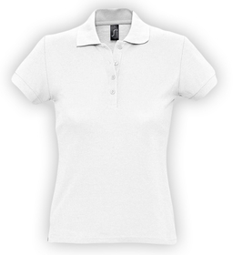 Рубашка поло женская Passion 170, белая (P4798.60)