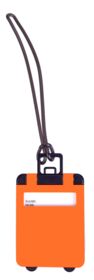 Бирка для багажа Trolley, оранжевая (P5603.20)