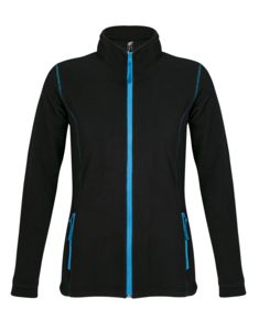 Куртка женская Nova Women 200, черная с ярко-голубым (P5850.34)