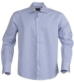 P6563.44 - Рубашка мужская в клетку Tribeca, синяя
